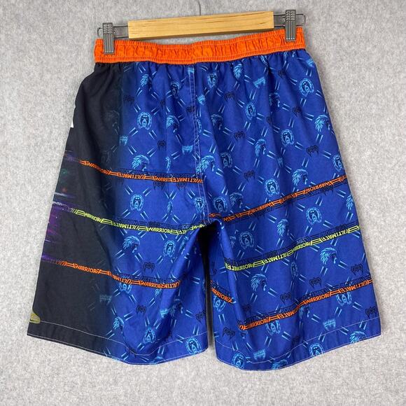 WWE Boys M Ultimate Warrior Swim Trunks Shorts Liner - Picture 4 of 9